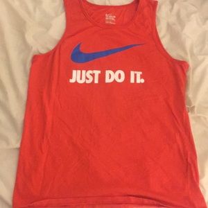 Men’s athletic cut Nike tee tank top